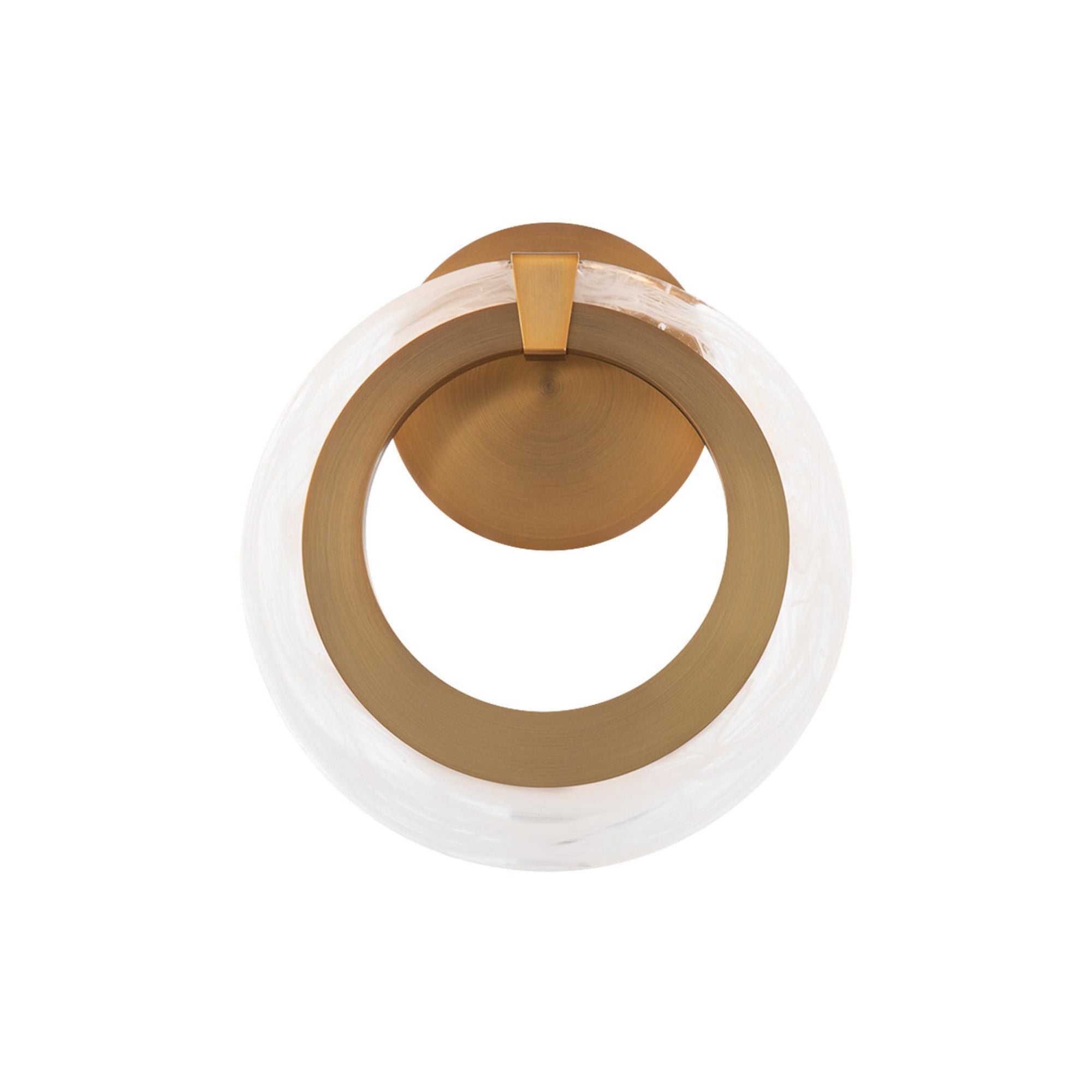 Serenity 10in LED Wall Sconce 3000K in Aged Brass