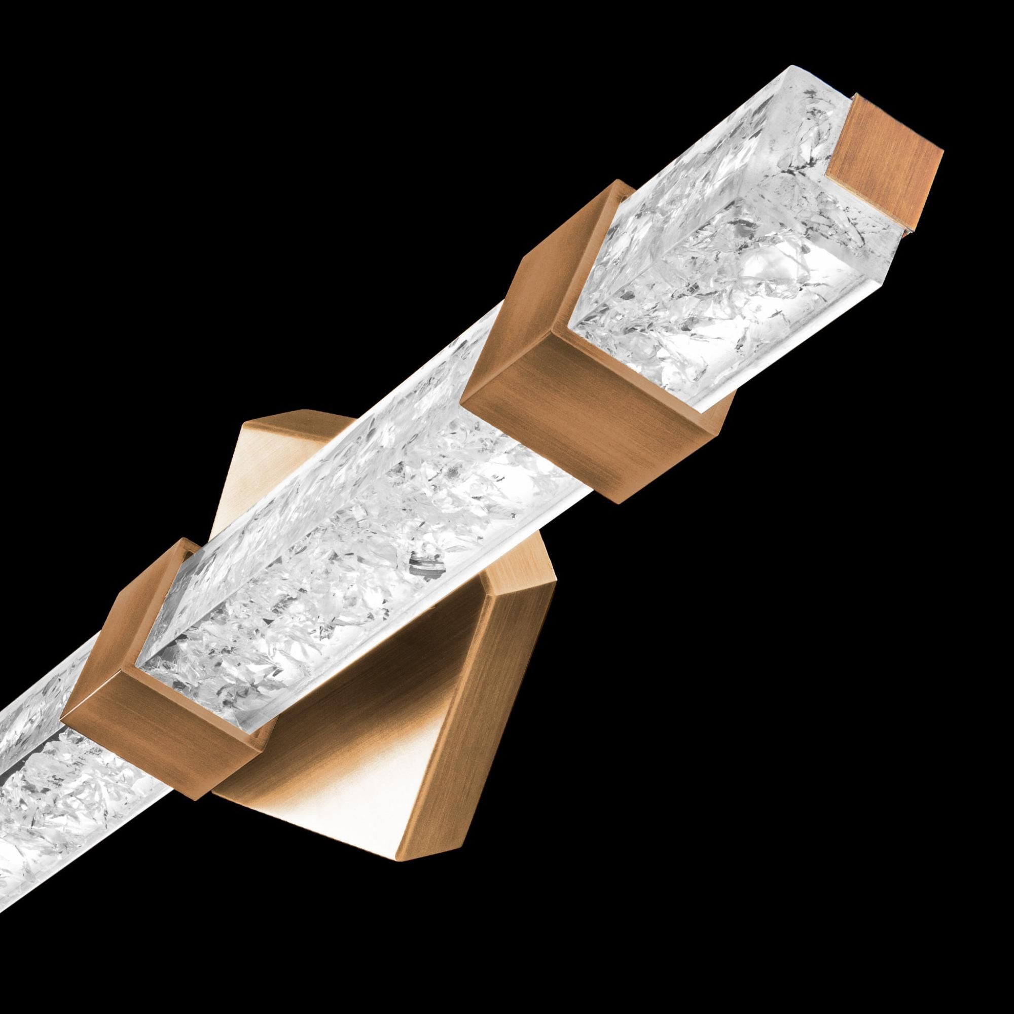 Regal 28in LED Bathroom Vanity or Wall Light 3000K in Aged Brass