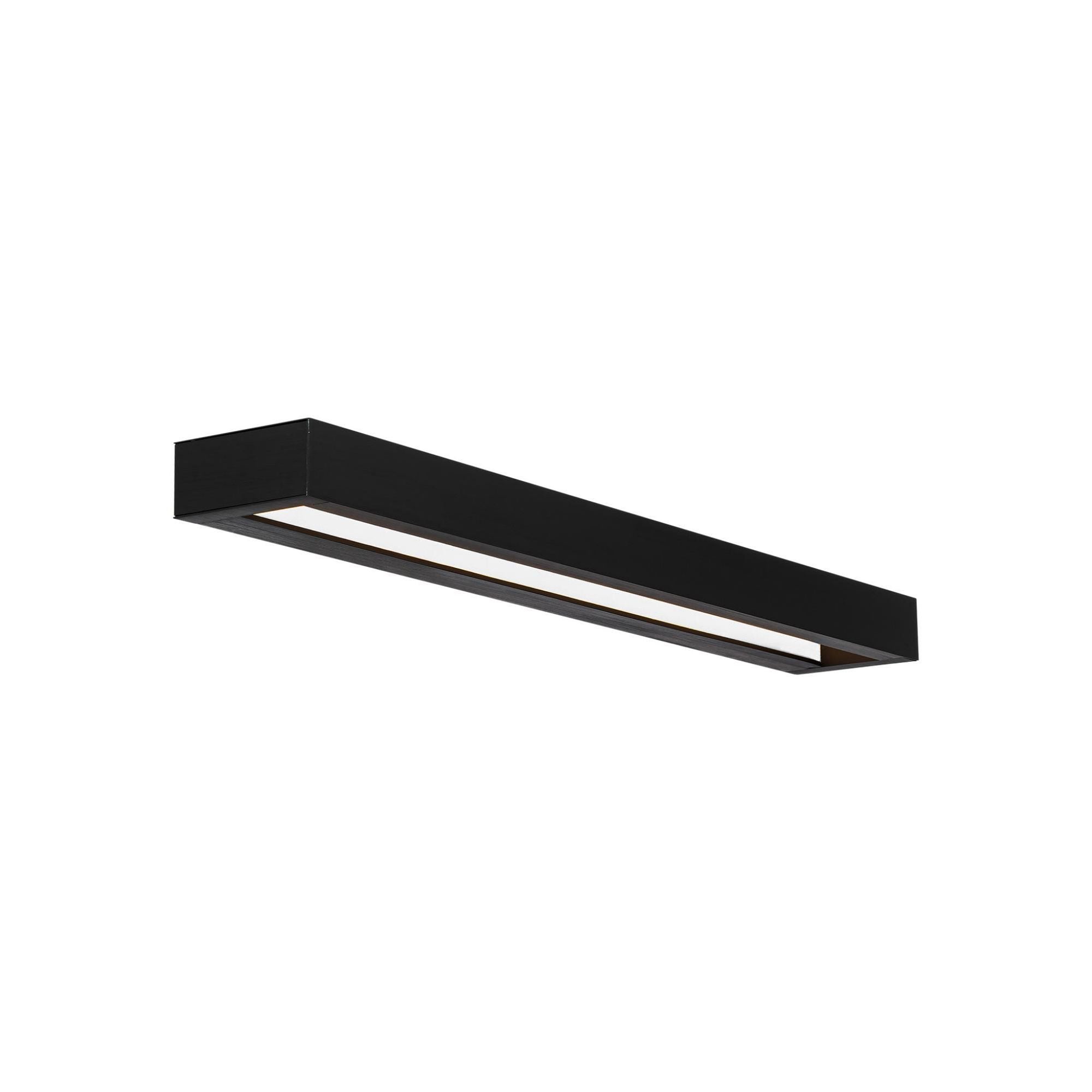 Open Bar 27in LED Bathroom Vanity or Wall Light 3-CCT 2700K-3000K-3500K Set to 3500K in Black