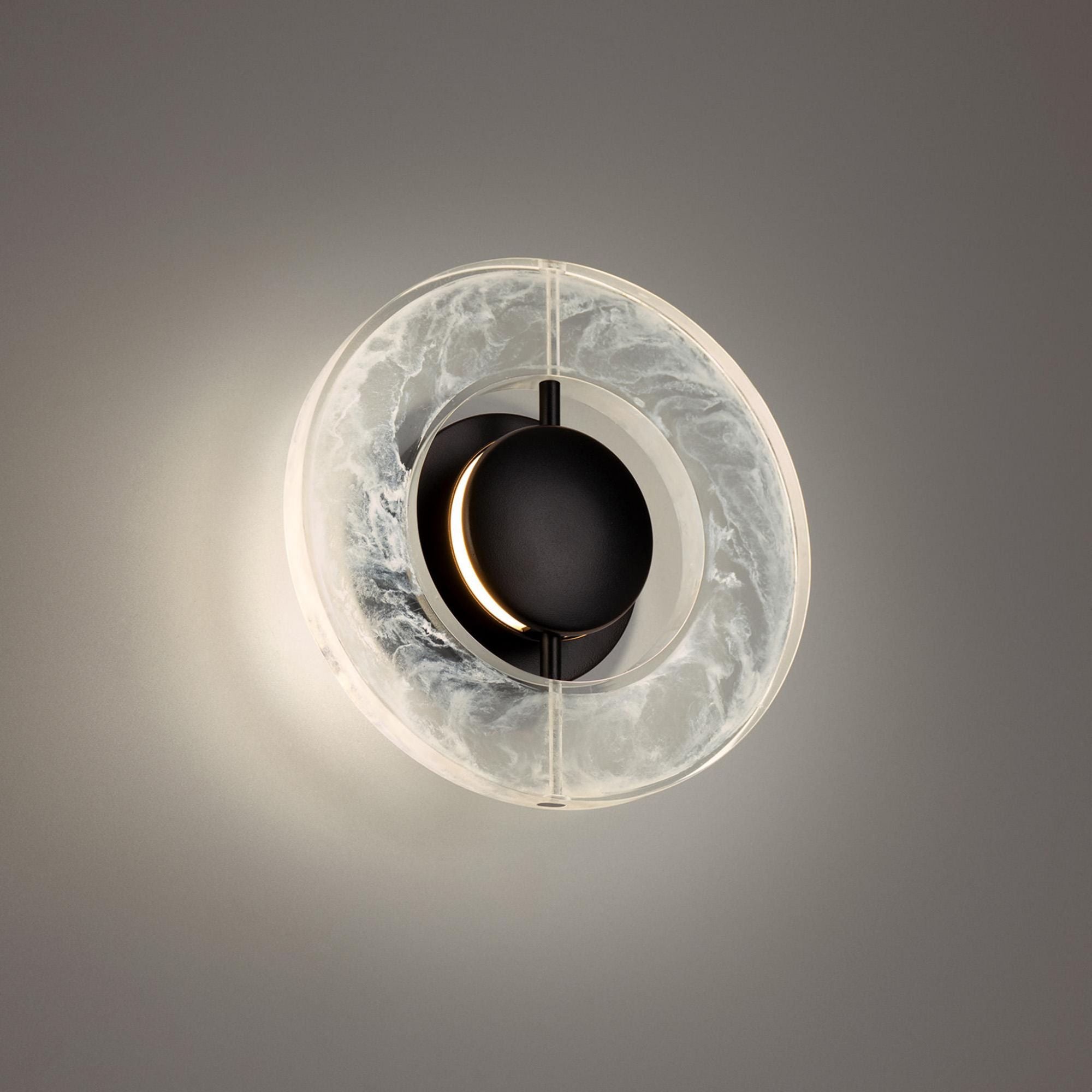 Cymbal 10in LED Wall Sconce 3000K in Black