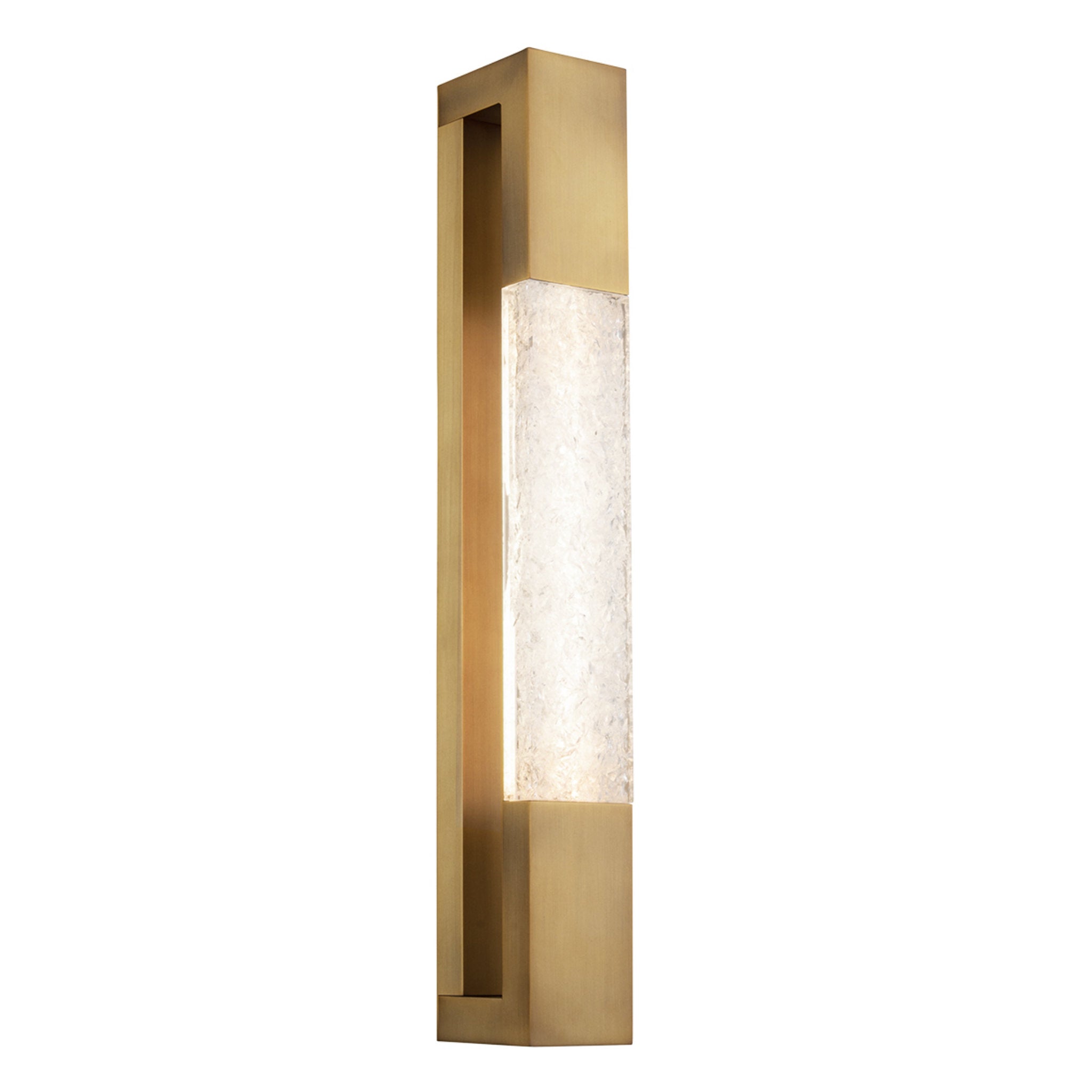 Modern Forms WS-65023-AB 3000K 18 Watt Ember LED Bath Vanity And Wall Light in Aged Brass