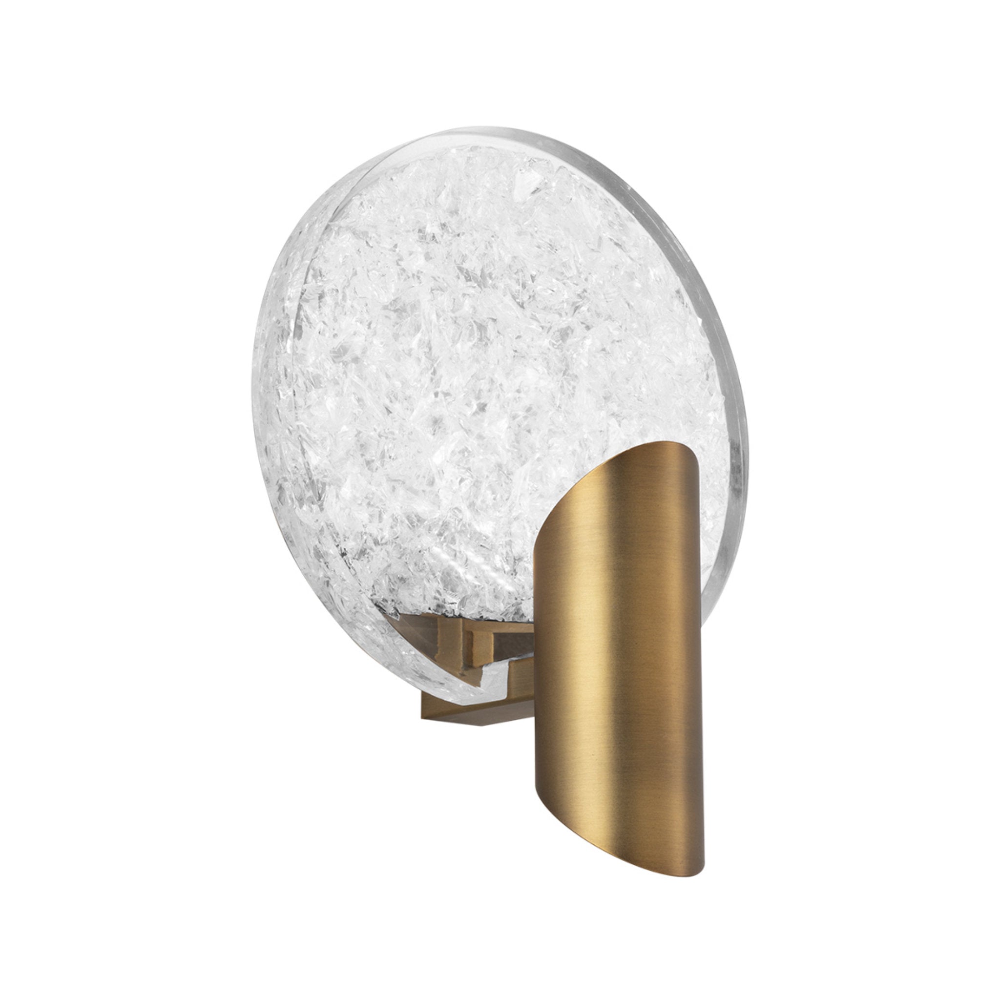 Modern Forms WS-69009-AB 3000K 11 Watt Oracle LED Wall Light in Aged Brass