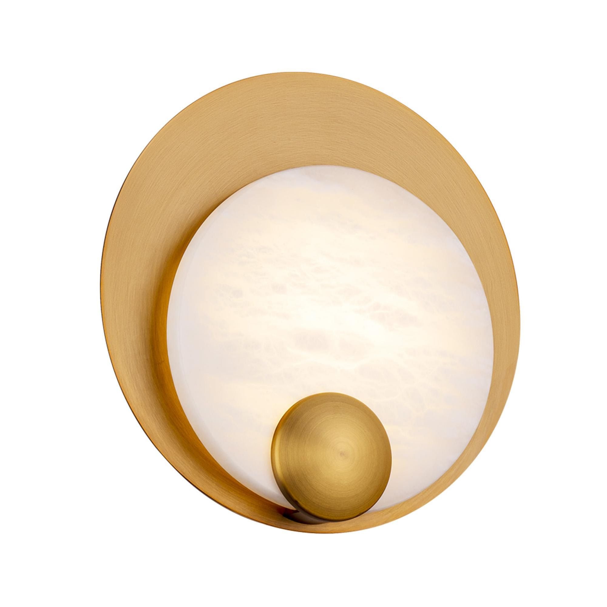 Rowlings 10in LED Wall Sconce 3000K in Aged Brass