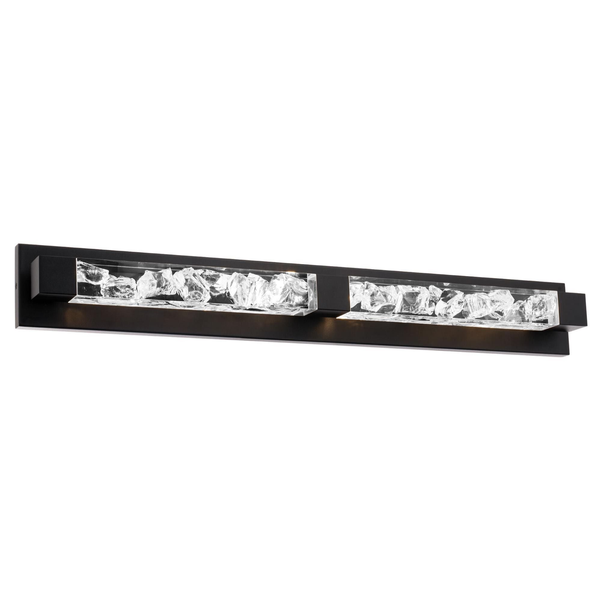 Terra 34in LED Bath Vanity & Wall Light 3000K in Black