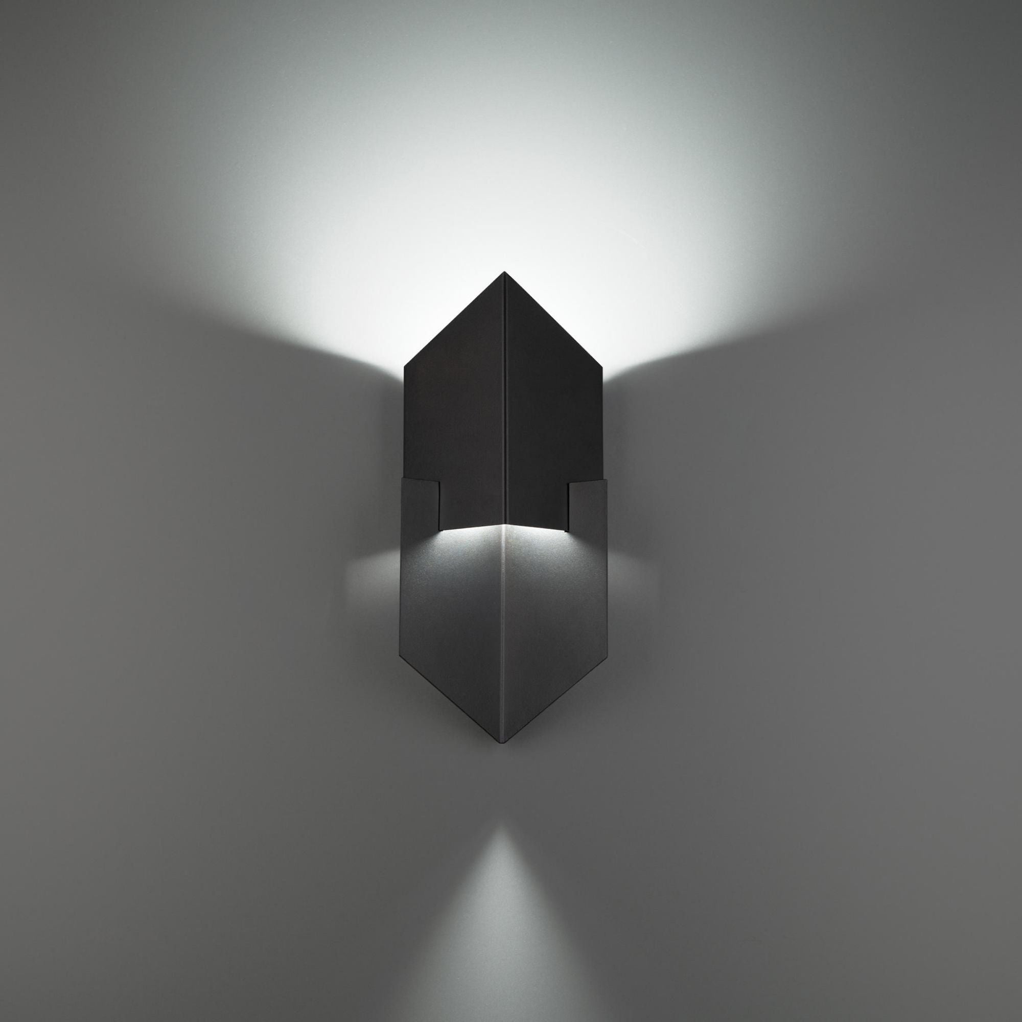 Cupid 14in LED Indoor or Outdoor Wall Light 3000K in Black