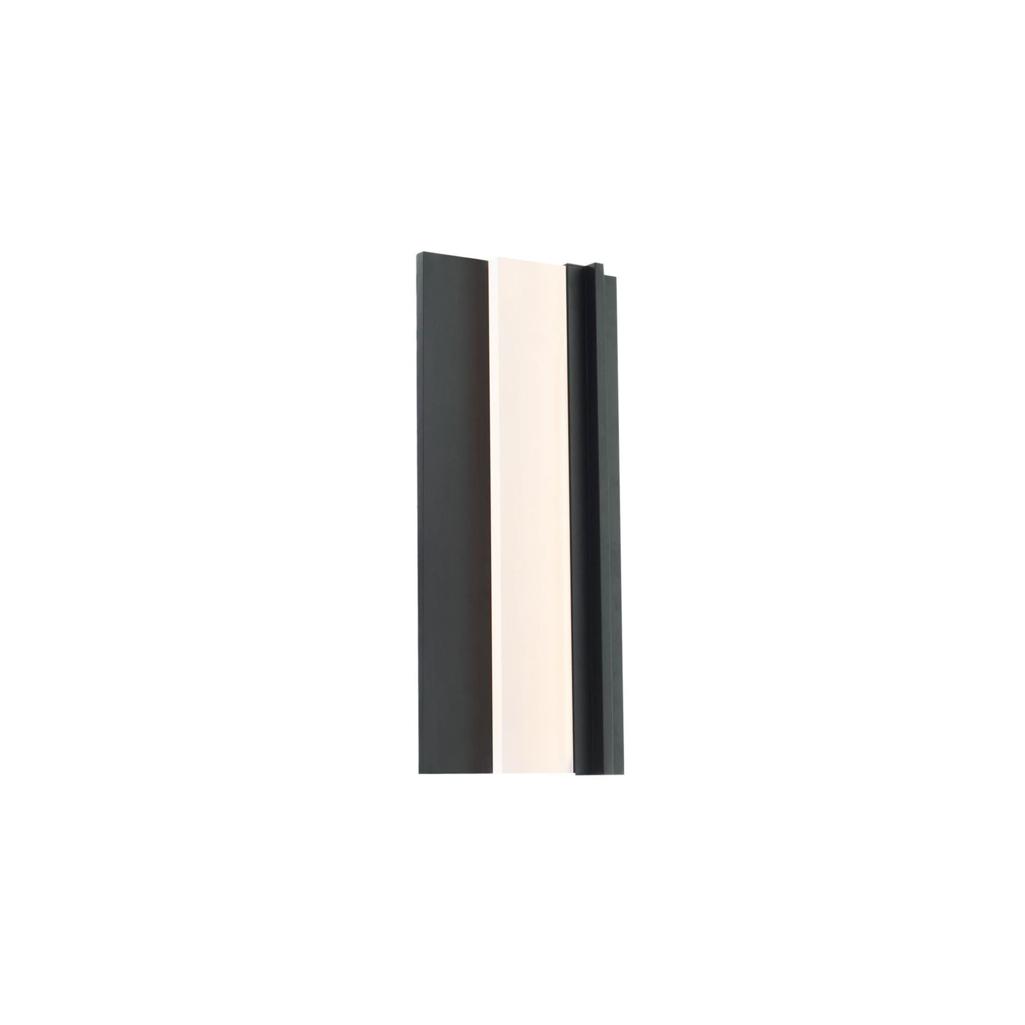 Enigma 18in LED Indoor or Outdoor Wall Light 3000K in Black