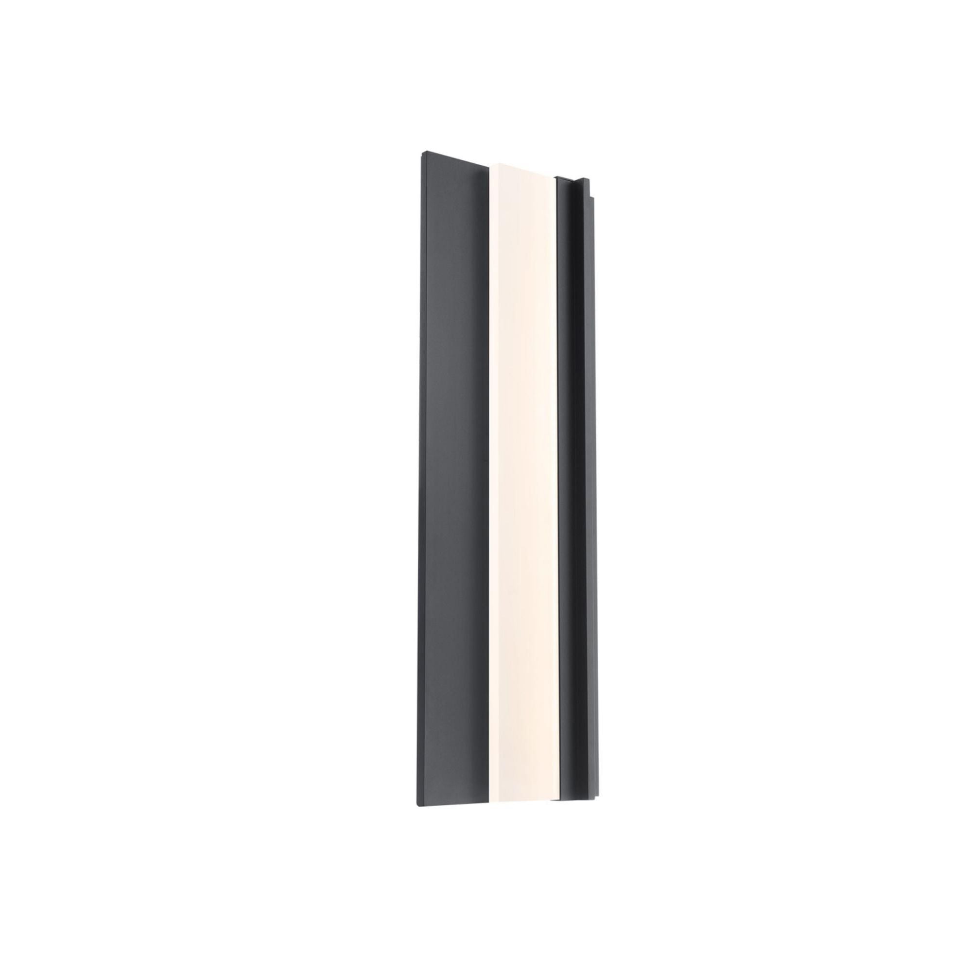 Enigma 27in LED Indoor or Outdoor Wall Light 3000K in Black