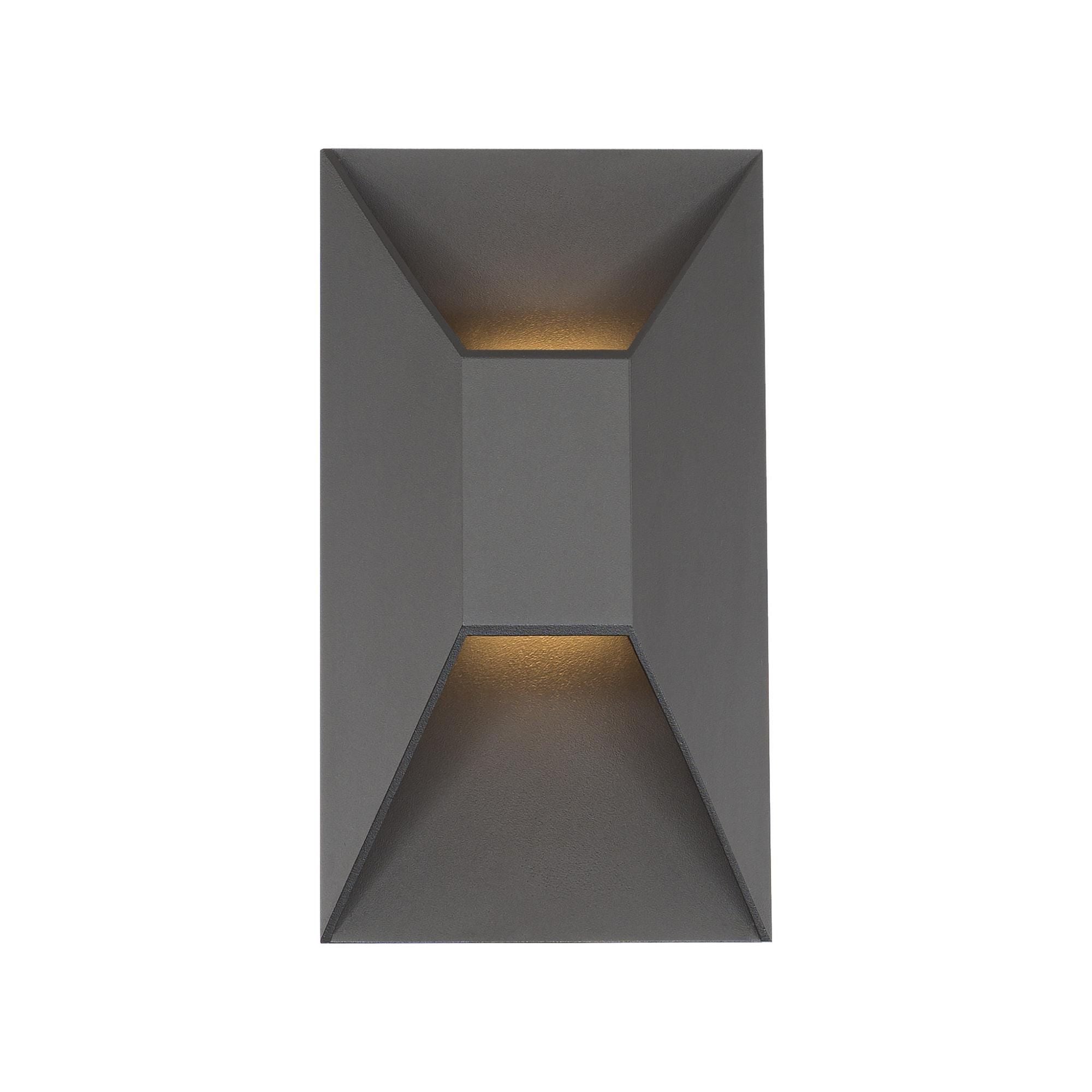 Maglev 10in LED Indoor or Outdoor Wall Light 3-CCT 3000K-3500K-4000K Set to 3000K in Bronze