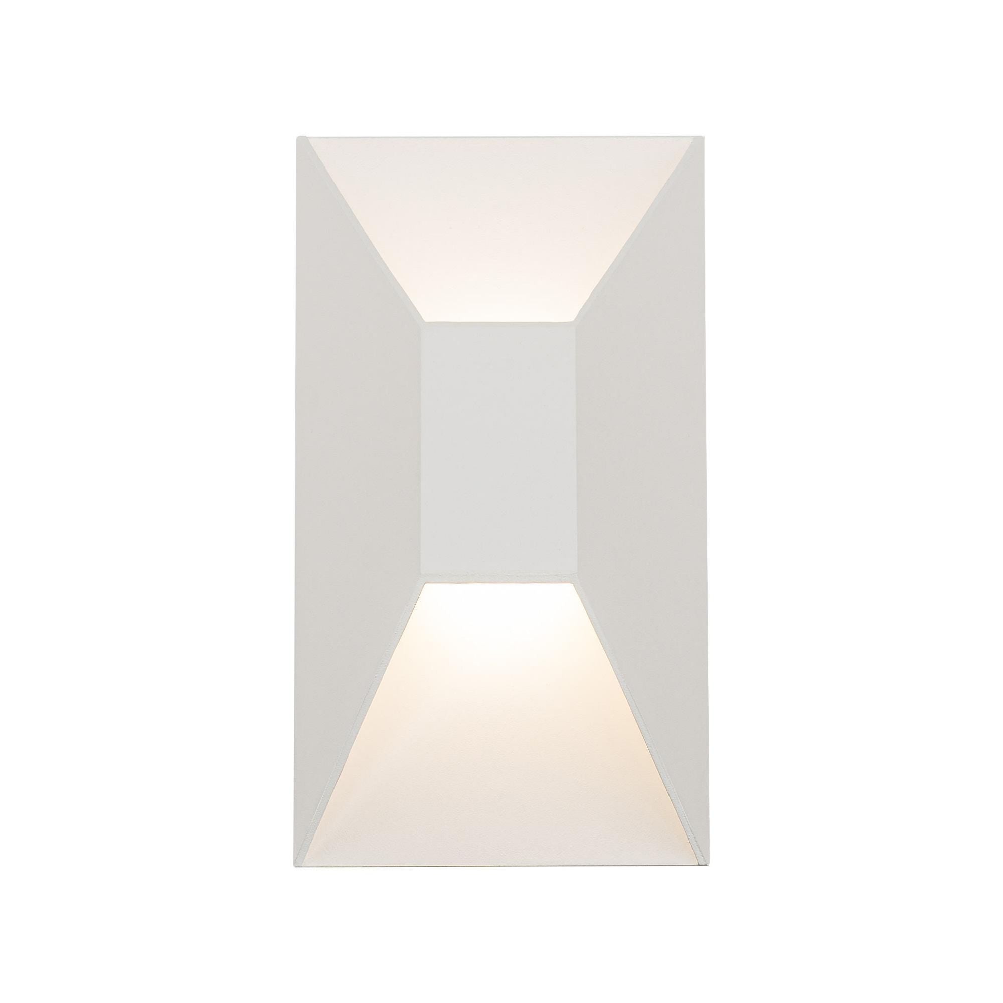 Maglev 10in LED Indoor or Outdoor Wall Light 3-CCT 3000K-3500K-4000K Set to 3000K in White