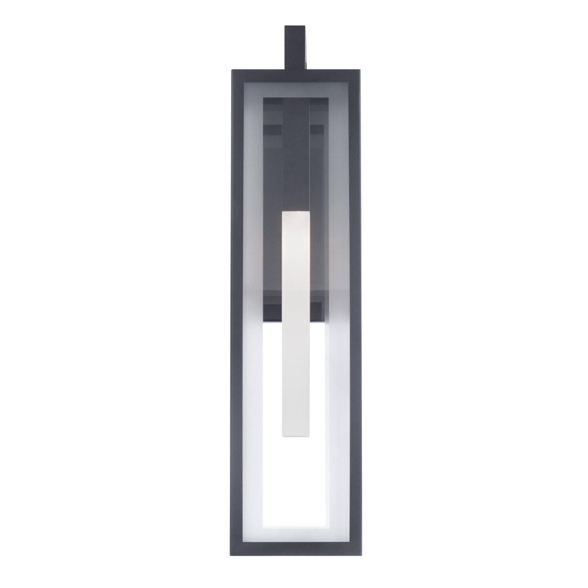 Cambridge 25in LED Indoor or Outdoor Wall Light 3000K in Black
