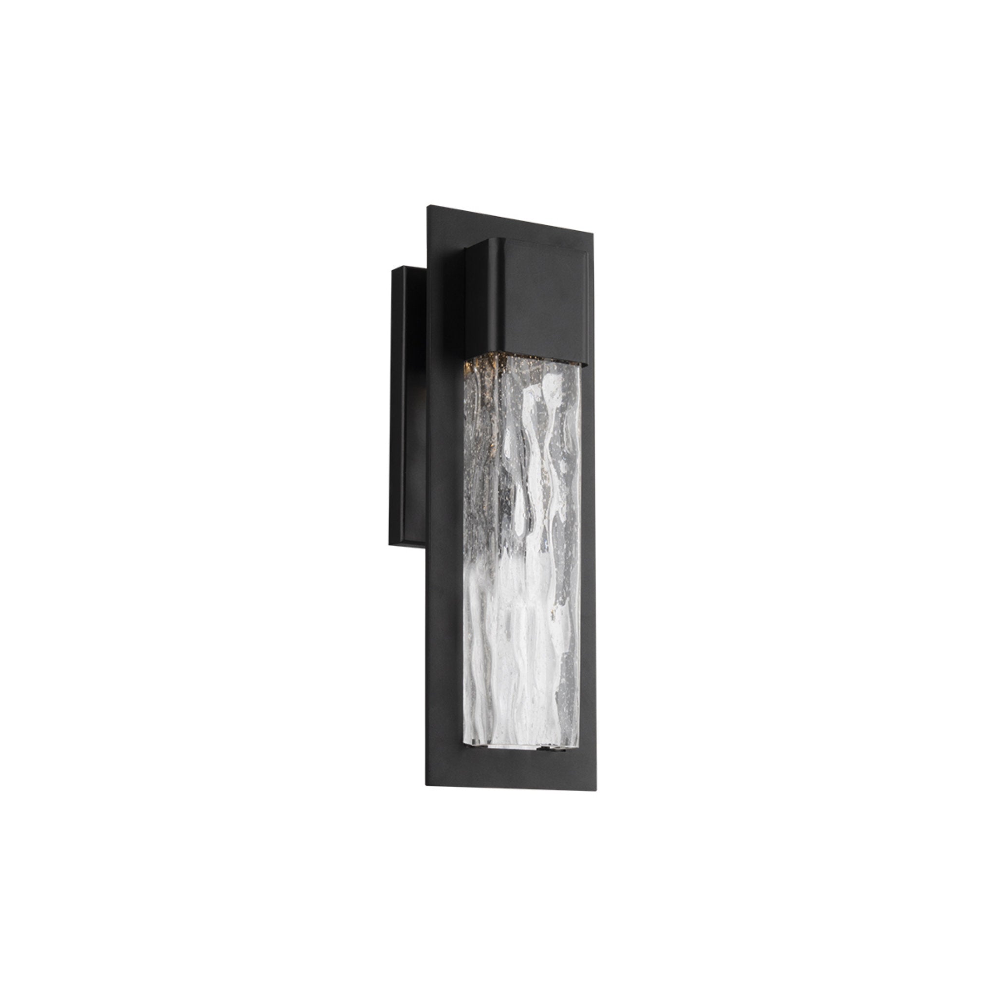 Modern Forms WS-W54016-BK 3000K 4.2 Watt Mist LED Outdoor Wall Light in Black