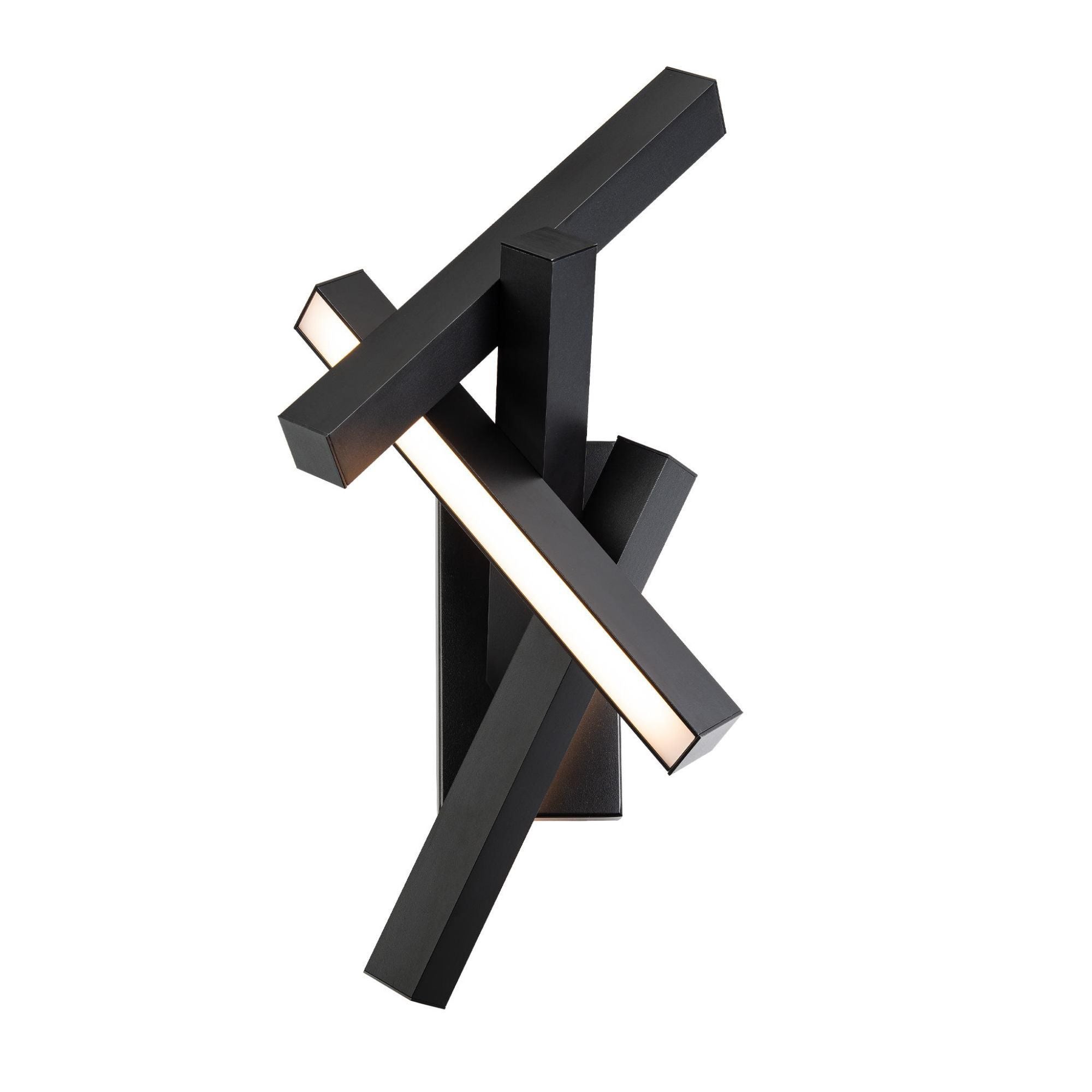 Chaos 24in LED Indoor or Outdoor Wall Sconce 3000K in Black