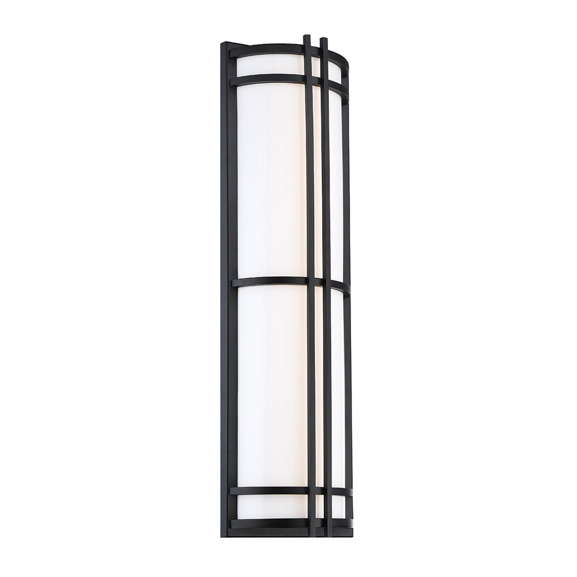 Skyscraper 27in LED Indoor or Outdoor Wall Light 3500K in Black