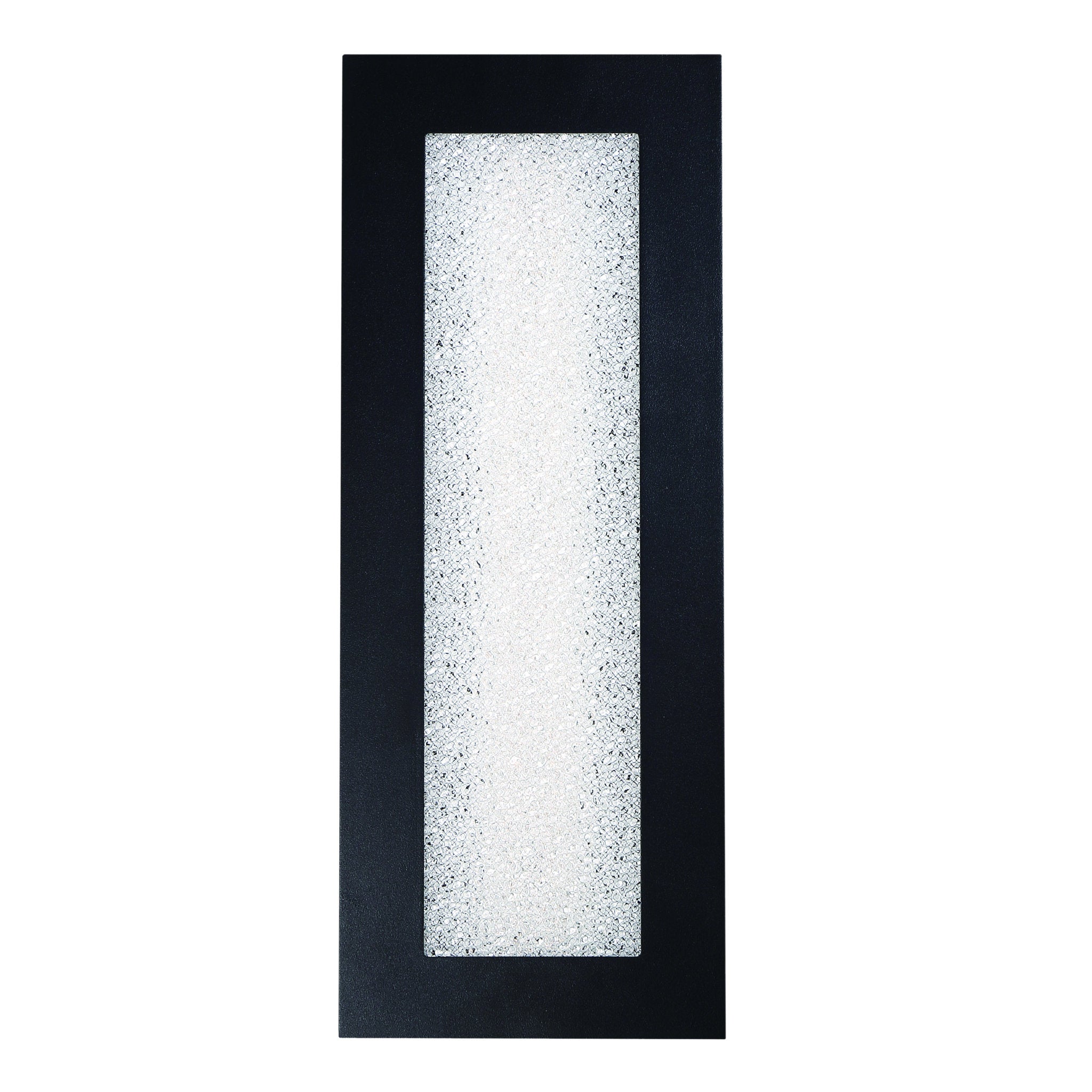 Modern Forms WS-W71918-BK 3500K 13 Watt Frost LED Outdoor Wall Light in Black