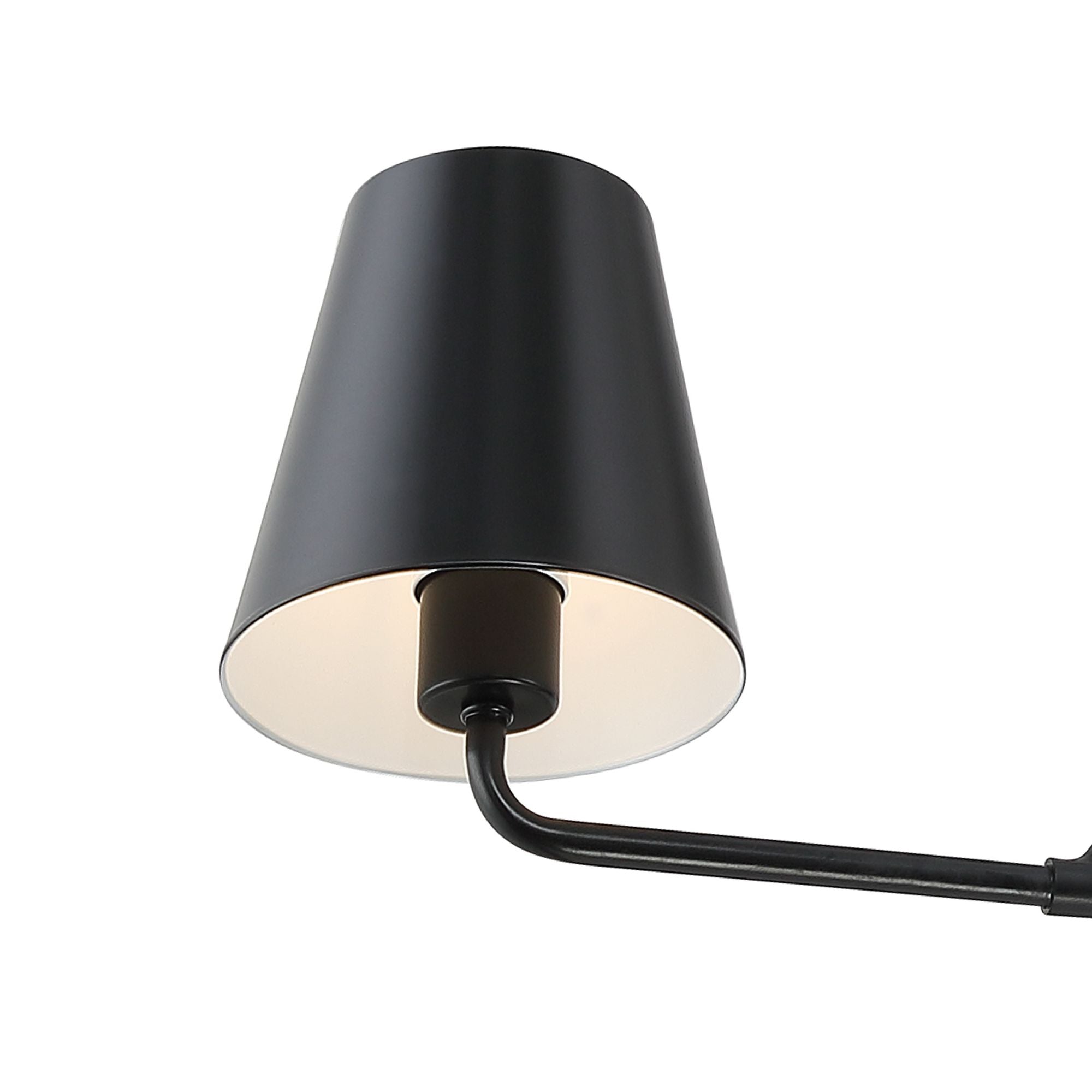 Xavier 46'' Matte Black Linear Chandelier Black 46"W x 14.75"H x 18"D