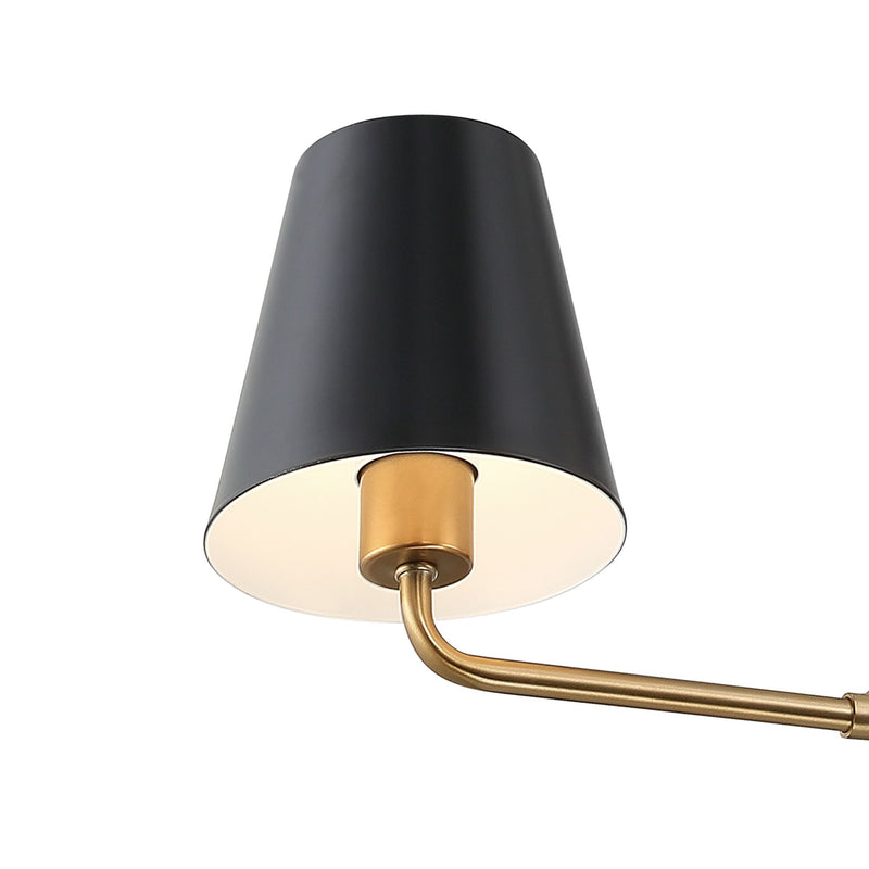 Xavier 6 Light Vibrant Gold Chandelier – Foundry Lighting